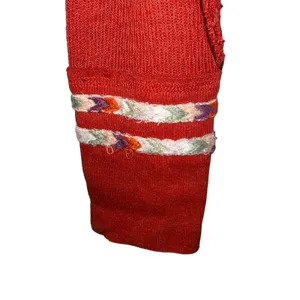 FREE‎ PEOPLE WE THE FREE Rainbow Thermal Waffle Knit Embroidered Henley Top M thumbnail 4