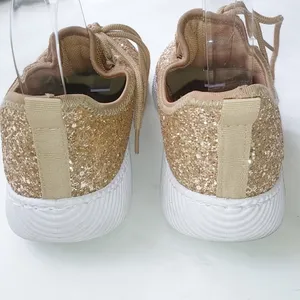 Anna 7 Gold Glitter Slip On Sneakers thumbnail 5