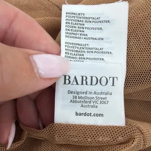 Bardot Verona Sequin Midi Dress XL US 10 Long Sleeve Keyhole Gold Bronze thumbnail 11