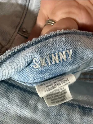 American Eagle Outfitters Light Blue Stretch Skinny Jeans thumbnail 3