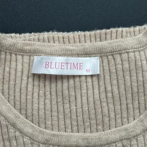 Women’s Beige Sleeveless Ribbed Knit Top Size Medium thumbnail 4