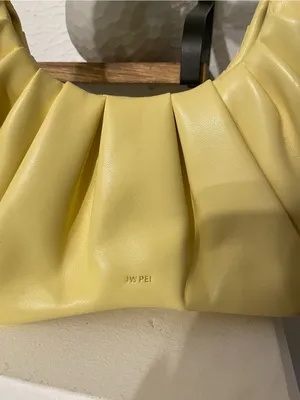 JW PEI Yellow Handle Shoulder Bag Gabbi Ruched Hobo Handbag thumbnail 5