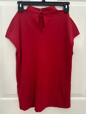 Halara Mock Neck Cap-Sleeve Top NWOT thumbnail 8