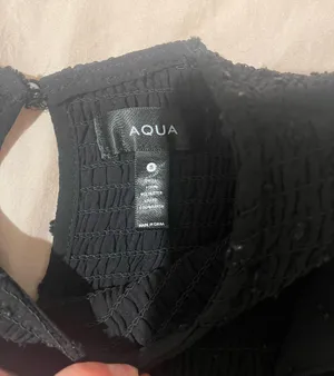 AQUA Black Blouse thumbnail 2