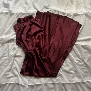 Lulus Classic Elegance Satin Maxi Dress thumbnail 2