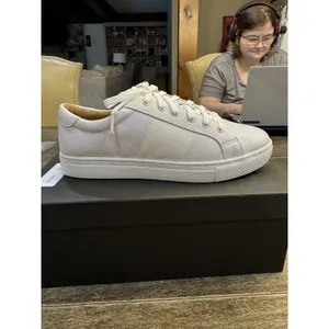 Club Monaco Jowenna White Low Top Sneaker Women's Size‎ 9 Leather Classic thumbnail 3