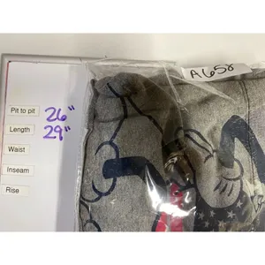Disney Mickey Mouse Spirit Jersey Sz‎ L Adults Long Sleeve Shirt American Flag thumbnail 6