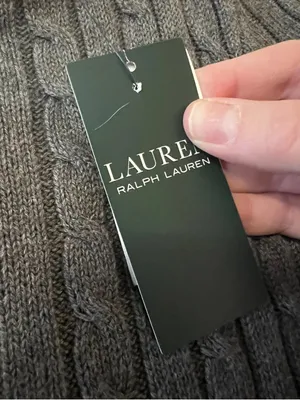 Lauren Ralph Lauren Women's Ribbed Sweater LRL Light Gray Grey NWT Size XS thumbnail 12