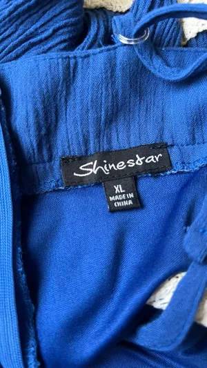 Shinestar Open Back Lace Trim Romper thumbnail 4