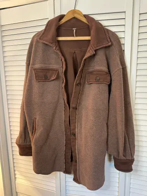 Free People Brown Shacket thumbnail 3
