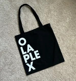 Olaplex black cotton tote thumbnail 1