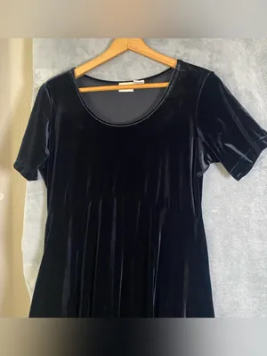 90s grunge Velvet Witchy Whinsigoth Halloween Fall‎ dress size Large thumbnail 3