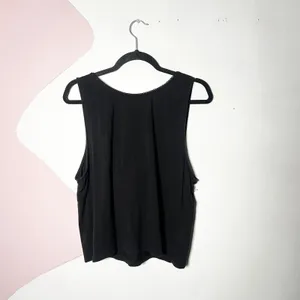 American Eagle Babydoll Top XXL Black Bow Preppy Coquette‎ thumbnail 2