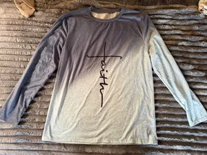 Faith long sleeve shirt Gray Size M thumbnail 1