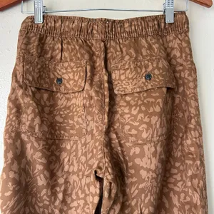 Nicole Miller Brown Printed Joggers Size XS thumbnail 7