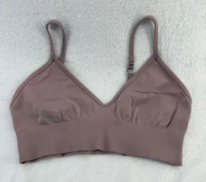 Lululemon Align Tank‎ Top Light Support Ribbed Mauve Bra Size XXS/XS thumbnail 1