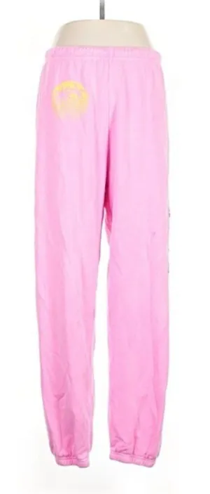 Aviator Nation Pink Knit Pants L thumbnail 1
