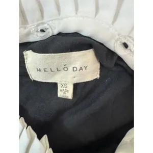 Melloday Black Sequin Short Sleeve Mini Dress with Ruffled Collar‎ XS thumbnail 5
