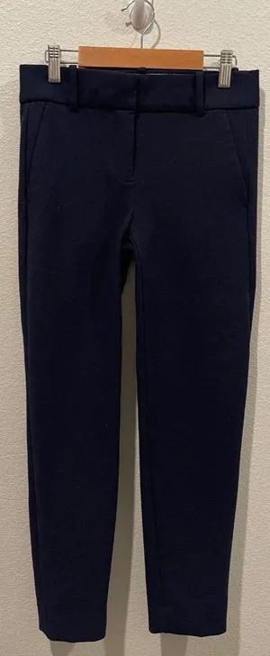J.Crew 365 Cameron Pockets Navy Blue Trousers thumbnail 1