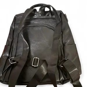 BROMEN Black Women's Anti Theft Backpack grunge thumbnail 3