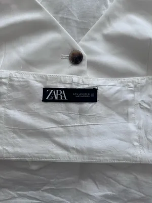 ZARA Halter Neck Top Crop White thumbnail 4