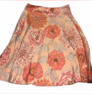 New York And Company Floral Skirt thumbnail 1