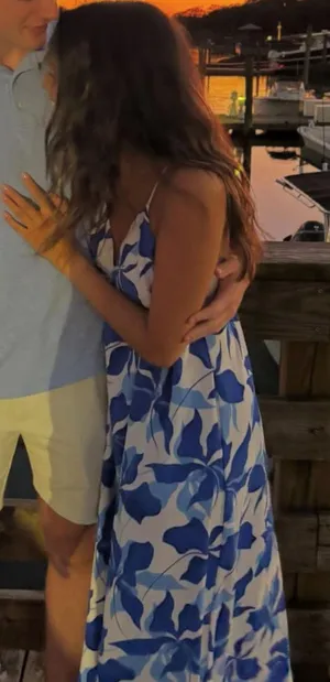 Target Blue maxi dress thumbnail 1