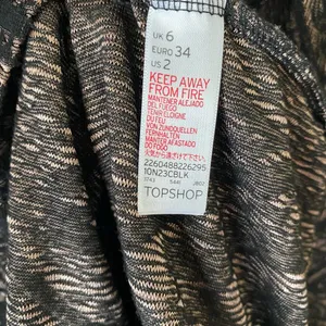 Topshop sz XS black‎ cream lace bodycon dress thumbnail 5