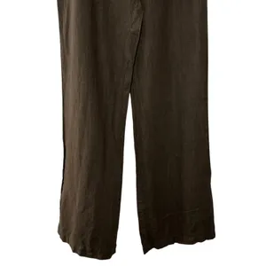 VTG Guess Jeans Women's 100% Linen‎ Pants Large Y2K Boho Wide Leg Smocked Waist thumbnail 6