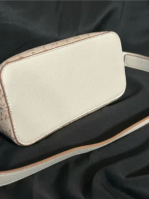 Nanette Lepore Almond Logo Junyper Mini Satchel Cream Handles & Strap NWT thumbnail 8