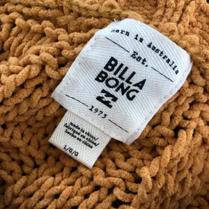NWT Billabong Onward We Go Chenille Sweater Mustard L thumbnail 11
