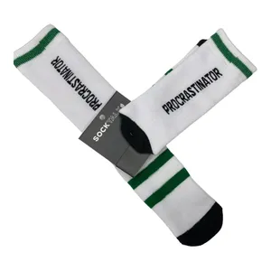 Sock Talk Procrastinator Crew Socks NWT thumbnail 4