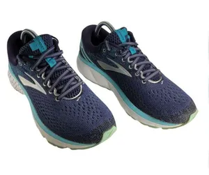 Brooks Ghost II blue lace up athletic running training gym walking shoes sz 7.5 thumbnail 1