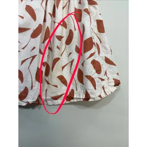 ASTR Marlene rust abstract midi Dress Small thumbnail 5