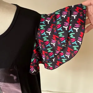 Why Dress Stilettos Ruffle Sleeve Top XL thumbnail 4