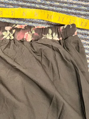 Lulu’s Carion Black Floral Ruffled Maxi Skirt thumbnail 7
