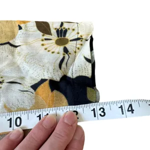 Anthropologie Floral Mini Dress Yellow Green thumbnail 11