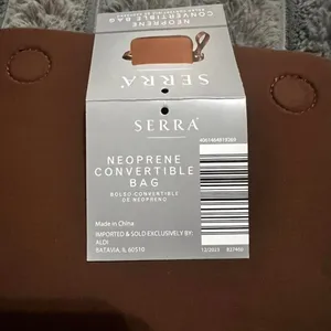 Serra Neoprene Convertible Bag in brown.‎ thumbnail 8