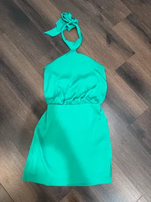 Vestique Green Mini Dress thumbnail 3
