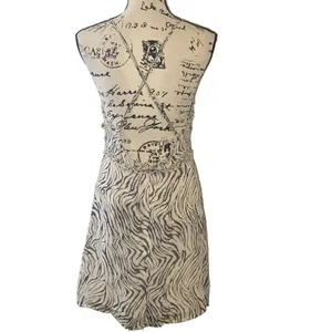 NWT Le Lis Sz Med Animal Print Razorback Sleeveless Mini Dress thumbnail 3