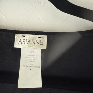 Arianne Top Y2k‎ Small Sheer Black Red Floral Lace Mesh Shirt Whimsigoth Fairy thumbnail 5