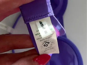 Aerie Smoothez Mesh Unlined Bra Purple Size 36B NEW NWT thumbnail 5