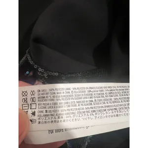 Forever 21 Black Sequin Blazer Disco Glam Oversized 14/16 thumbnail 7