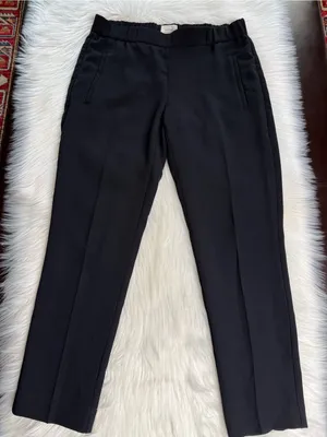 Wilfred Aritzia Black Darontal Crepe Cropped Trousers thumbnail 2