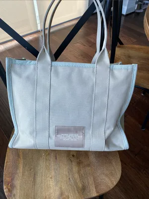 Marc Jacobs The Tote Bag Color-block Large Tote Bag - Beige Multi thumbnail 6