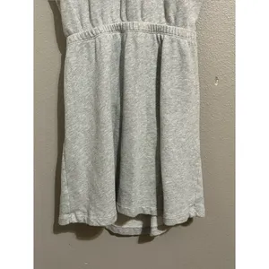 Aerie Offline Weekend Fleece Gray Cotton Cut Out Dress Pockets Women Size Medium thumbnail 7