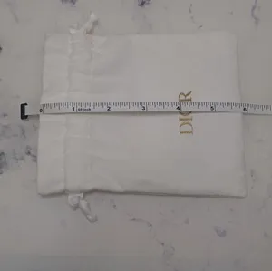 DIOR White STORAGE cover/pouch/dust bag Small DUST BAG New No Tag thumbnail 4