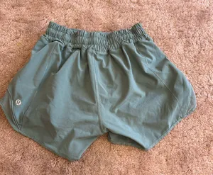 Lululemon Tidewater Teal Hotty Hot 4" Shorts 2 thumbnail 3