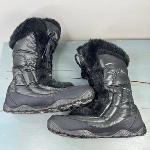 The North Face Nuptse Purna Black Faux Fur Winter Snow Boots Womens 9 thumbnail 4
