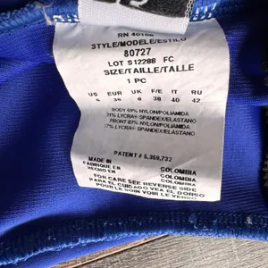Miraclesuit Royal Blue Ruched Underwire One Piece Swimsuit Size 6 Slimming thumbnail 6